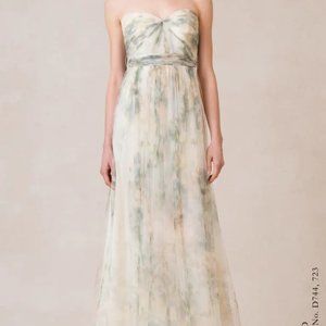 Jenny Yoo Annabelle bridesmaid dress in floral print Size 4